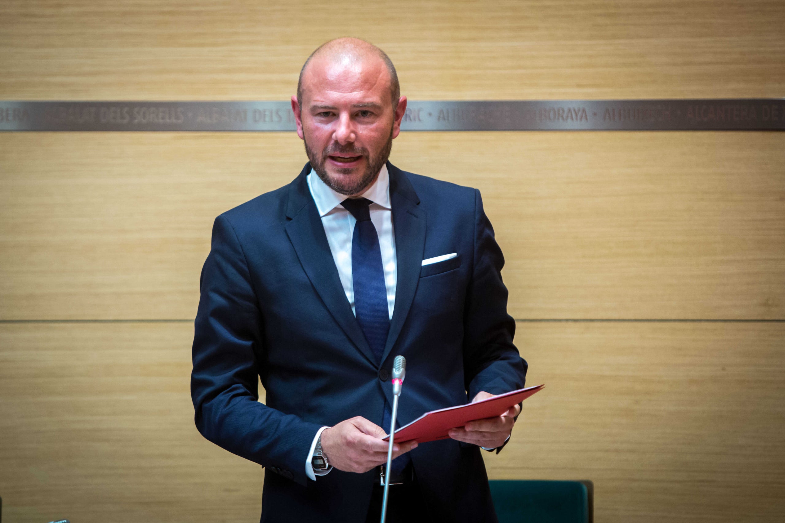 El socialista Toni Gaspar va ser investit president de la Diputació de València aquest dimarts.