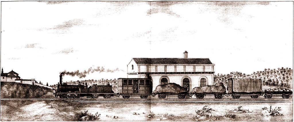 El tren -quin gran invent!- començà a solcar les terres valencianes en la dècada dels huitanta del segle XIX.