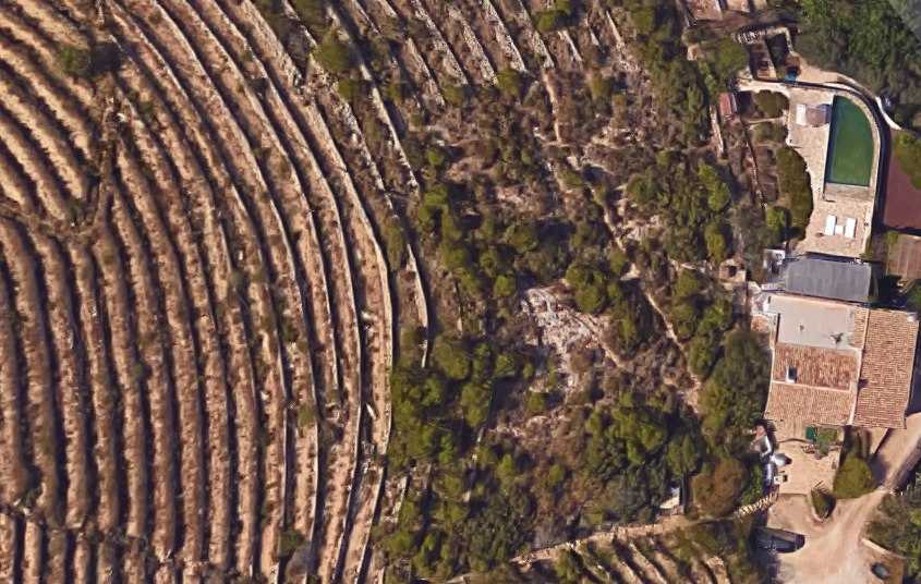 Captura de pantalla de Google Maps amb el xalet que el Tribunal Suprem ha ordenat enderrocar