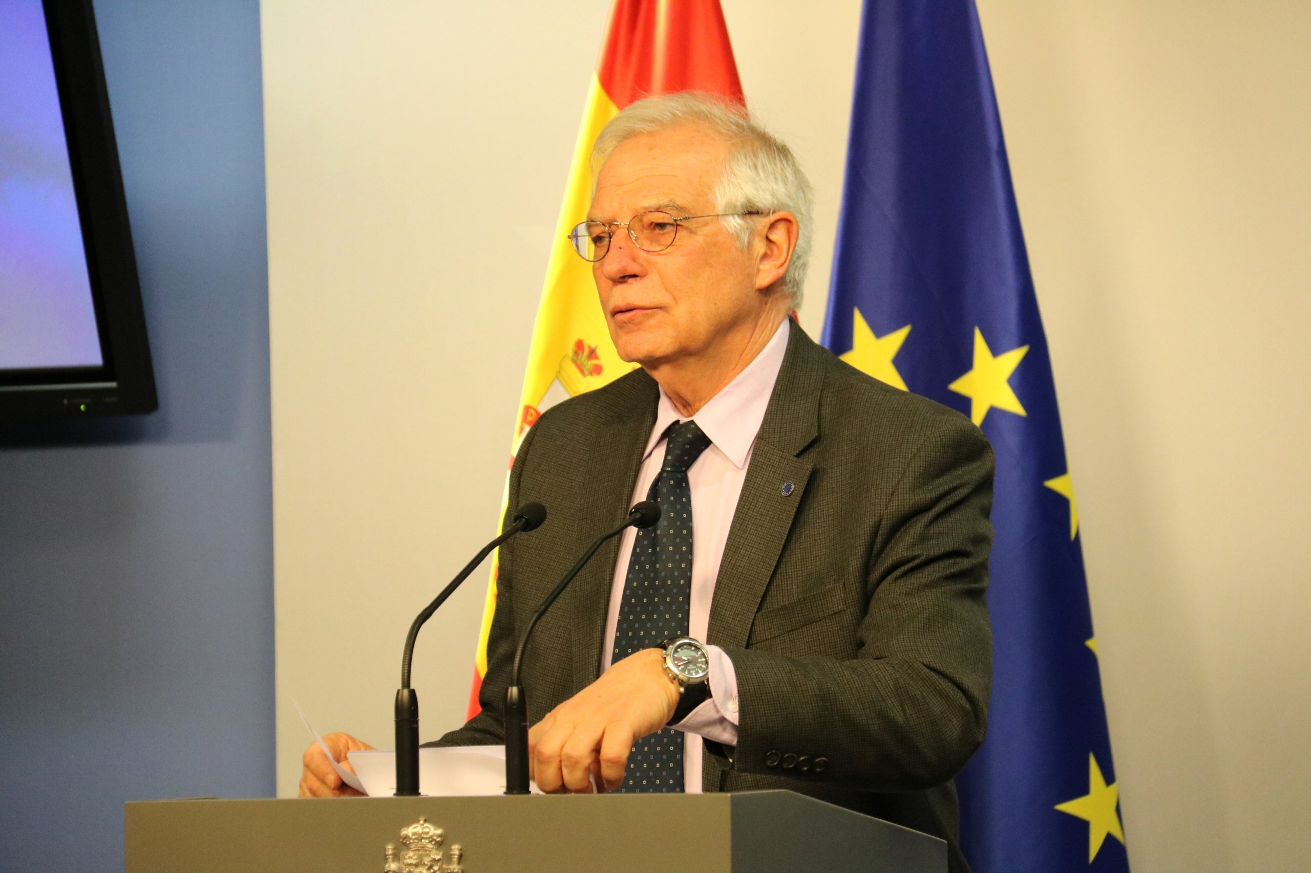 Borrell ja va ser el cap de llista dels socialistes en les europees el 2004. / BLANCA BLAY, ACN