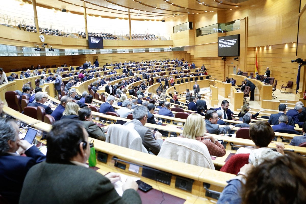 El diputat de Vox no ha votat la mesura i Ciudadanos s'ha abstingut.  / SENAT