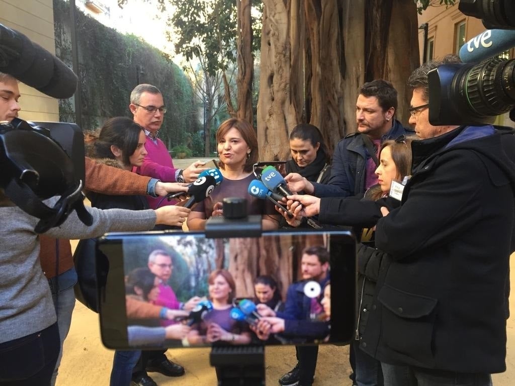 Bonig acusa a Sánchez d'utilitzar les institucions per a fer campanya electoral per als comicis que ha convocat aquest divendres. / PPCV