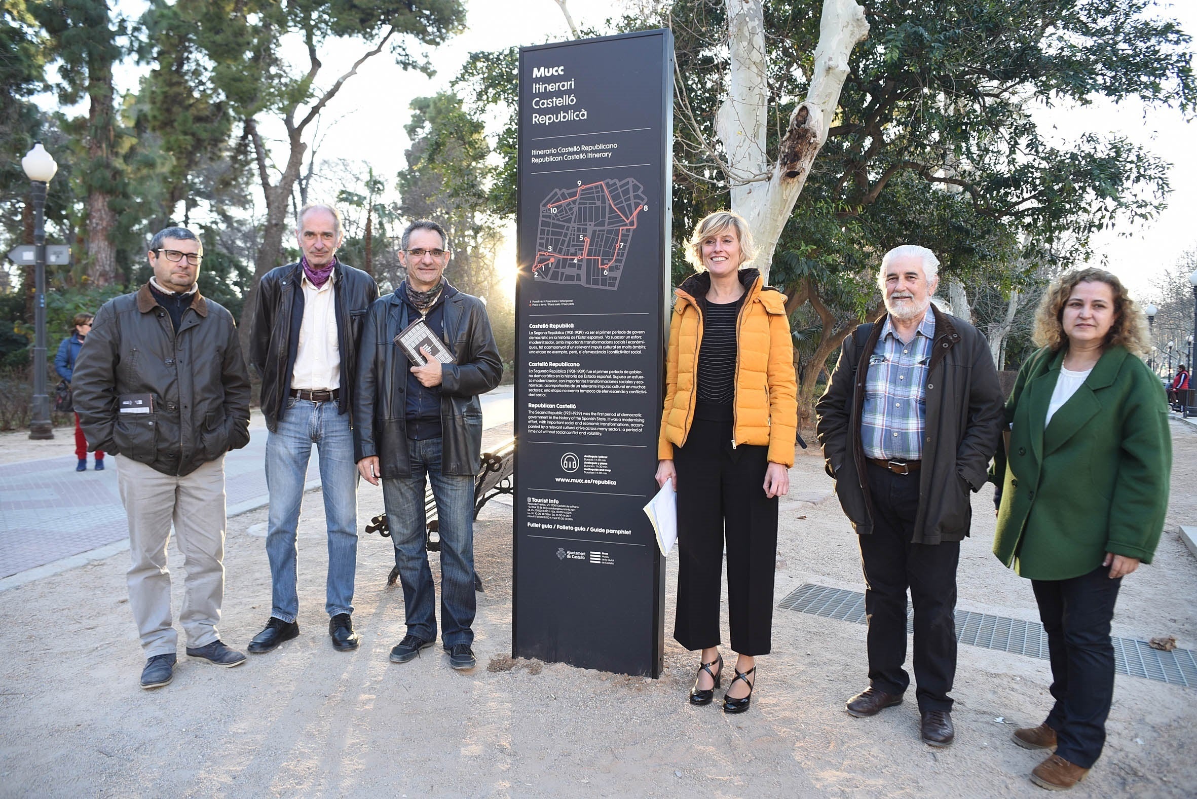 La ruta comença al Parc Ribalta, on es troben els tres primers punts de l'itinerari. / AJUNTAMENT DE CASTELLÓ DE LA PLANA