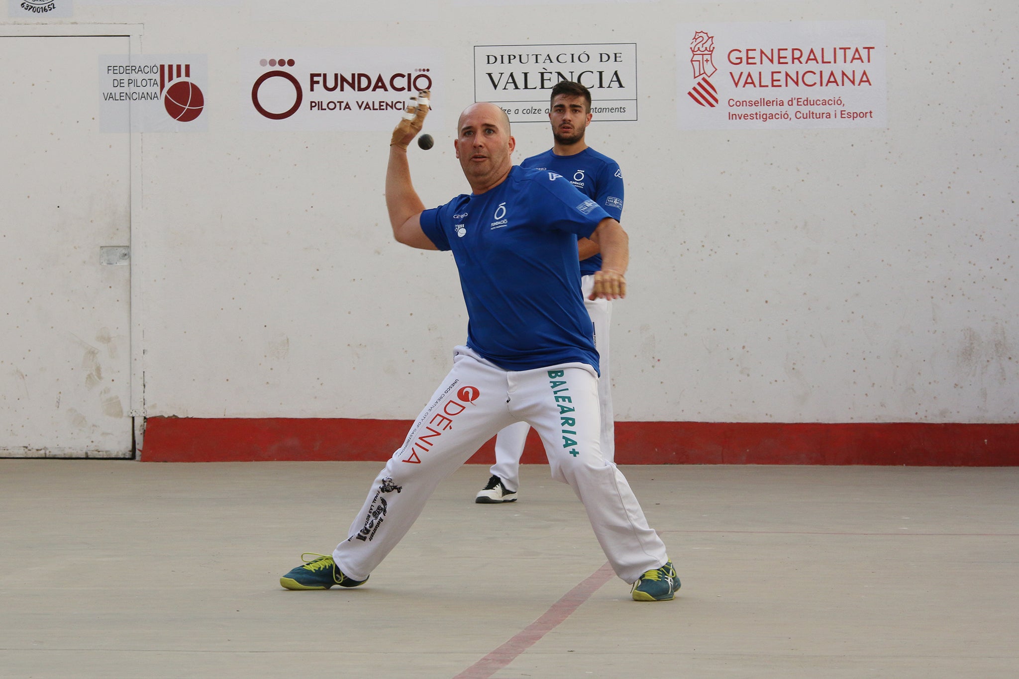 Félix no ha patit encara cap lesió al braç, les més habituals i freqüents entre els jugadors de pilota. / FUNDACIÓ PILOTA VALENCIANA