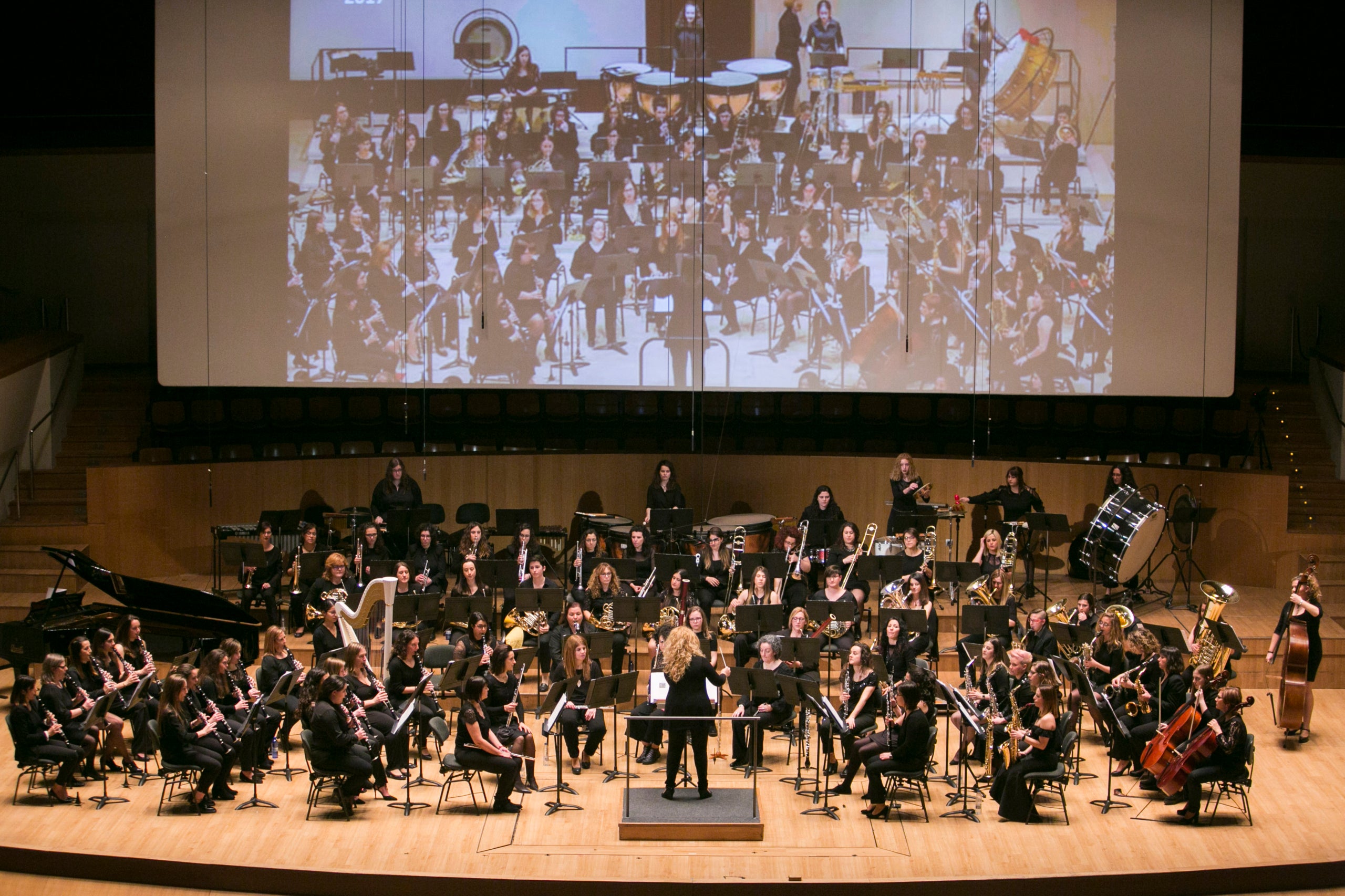 El programa del concert inclou, a més de l'estrena mundial de la 'Suite de les Séquies', obres de Ferrer Ferran, Carlos Pellicer i Dirk Brossé. / FSMCV 