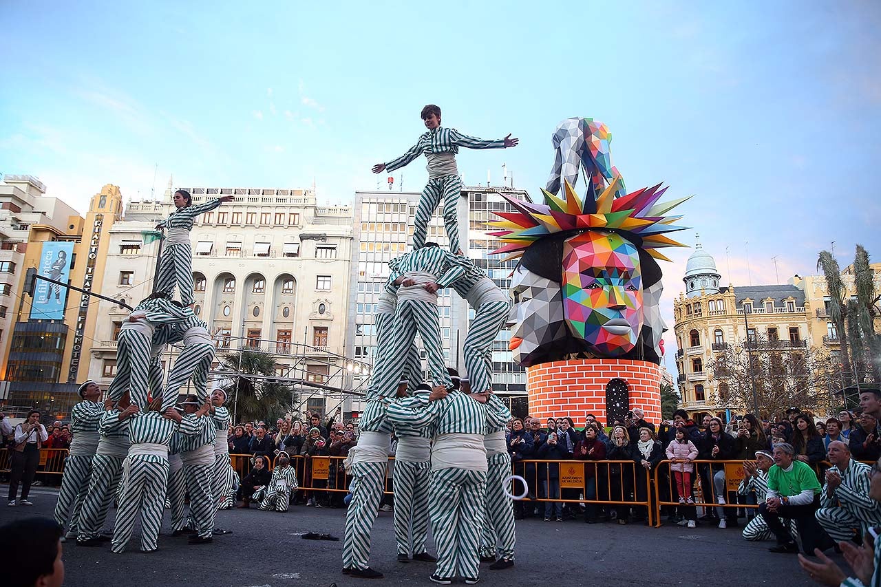 El recorregut s’iniciarà a les 18 hores a la Llotja i conclourà a Marqués de Sotelo. Imatge d'arxiu. / FESTES DE VALÈNCIA