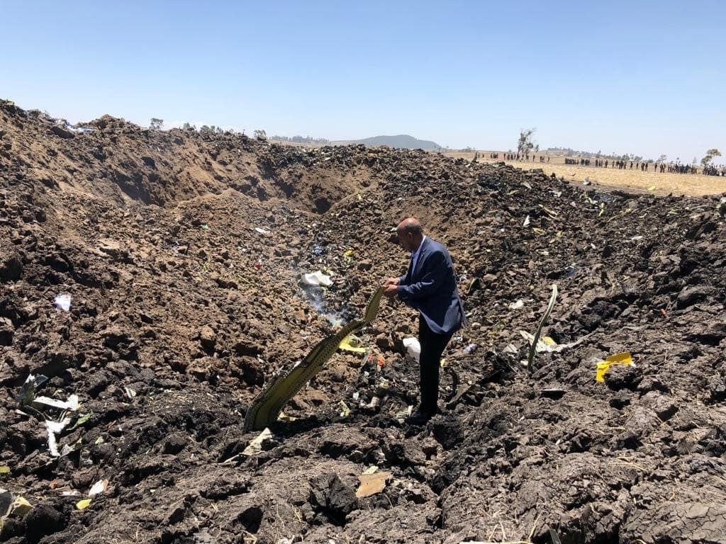 L'incident de l'aeronau va causar la mort dels 157 passatgers. / ETHIOPIAN AIRLINES