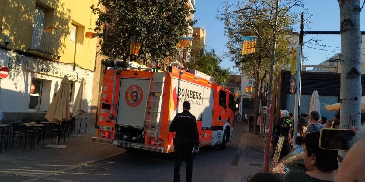 Efectius del Parc de Gandia es van desplaçar al lloc dels fets. / CONSORCI PROVINCIAL DE BOMBERS