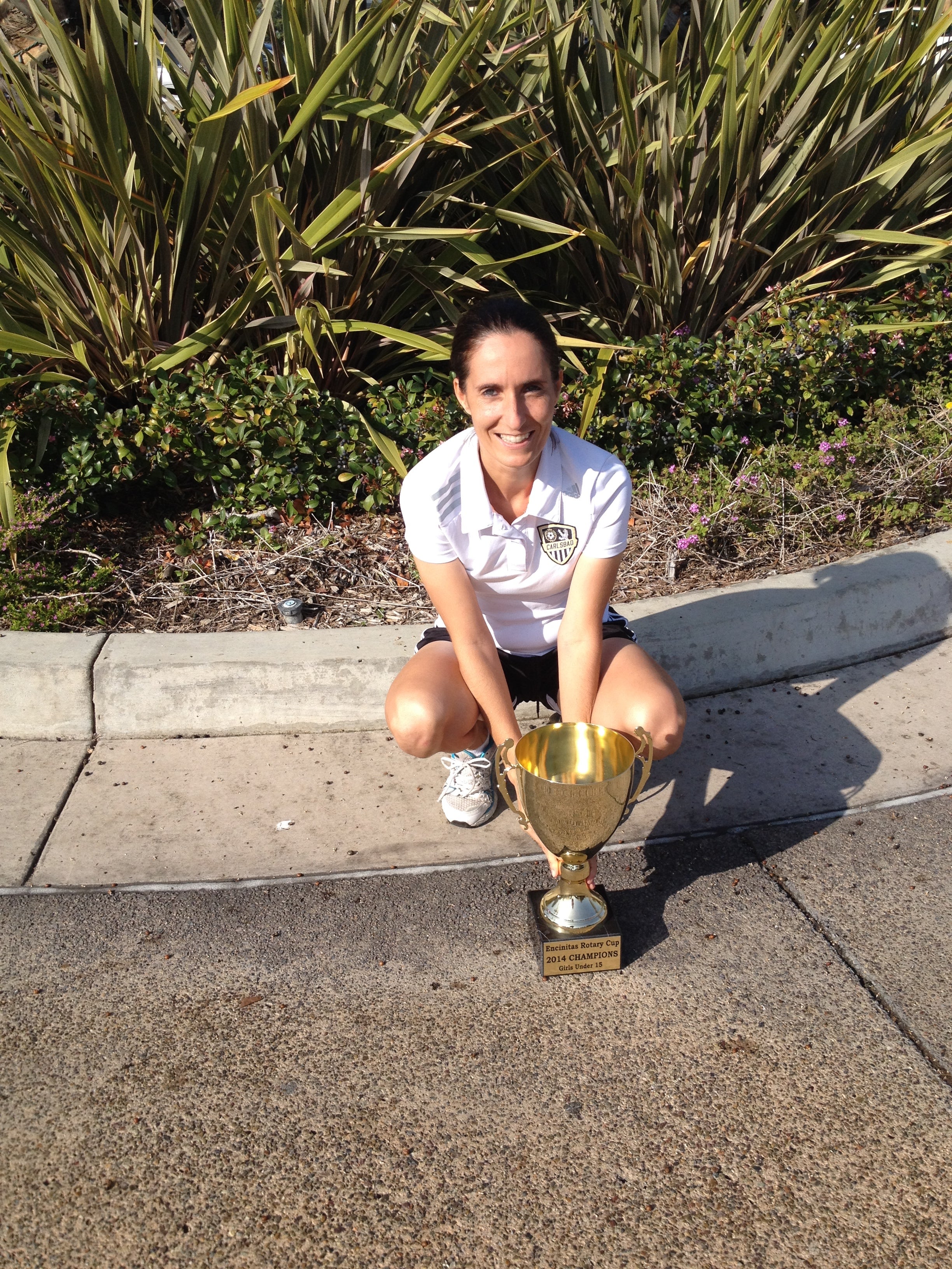 Patricia Campos, amb un dels trofeus aconseguits als Estats Units. / EL PUIG DE SANTA MARIA