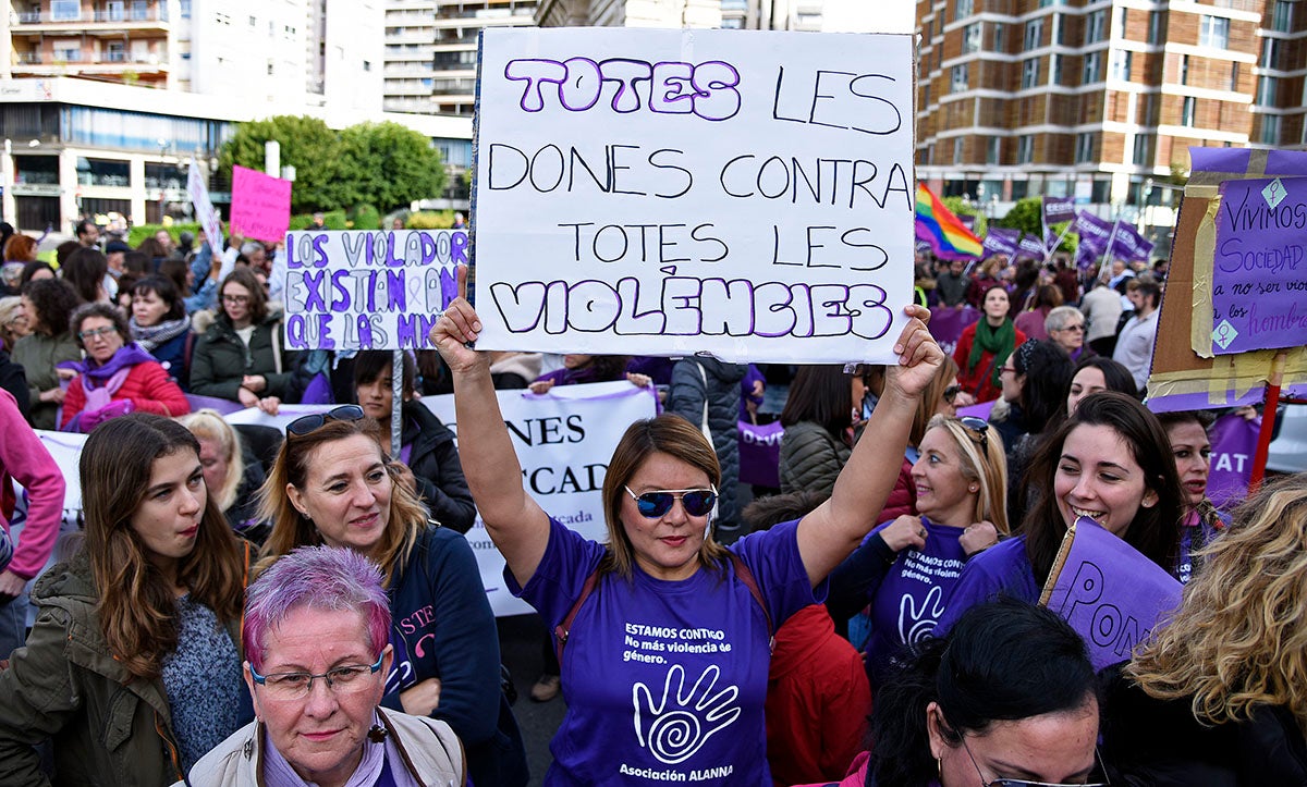 Les dades del Sistema de Seguiment Integral en els casos de Violència de Gènere del Ministeri de l'Interior reflecteixen que 70.715 dones han sigut víctimes de 78.329 casos de violència. / DANIEL GARCÍA-SALA 