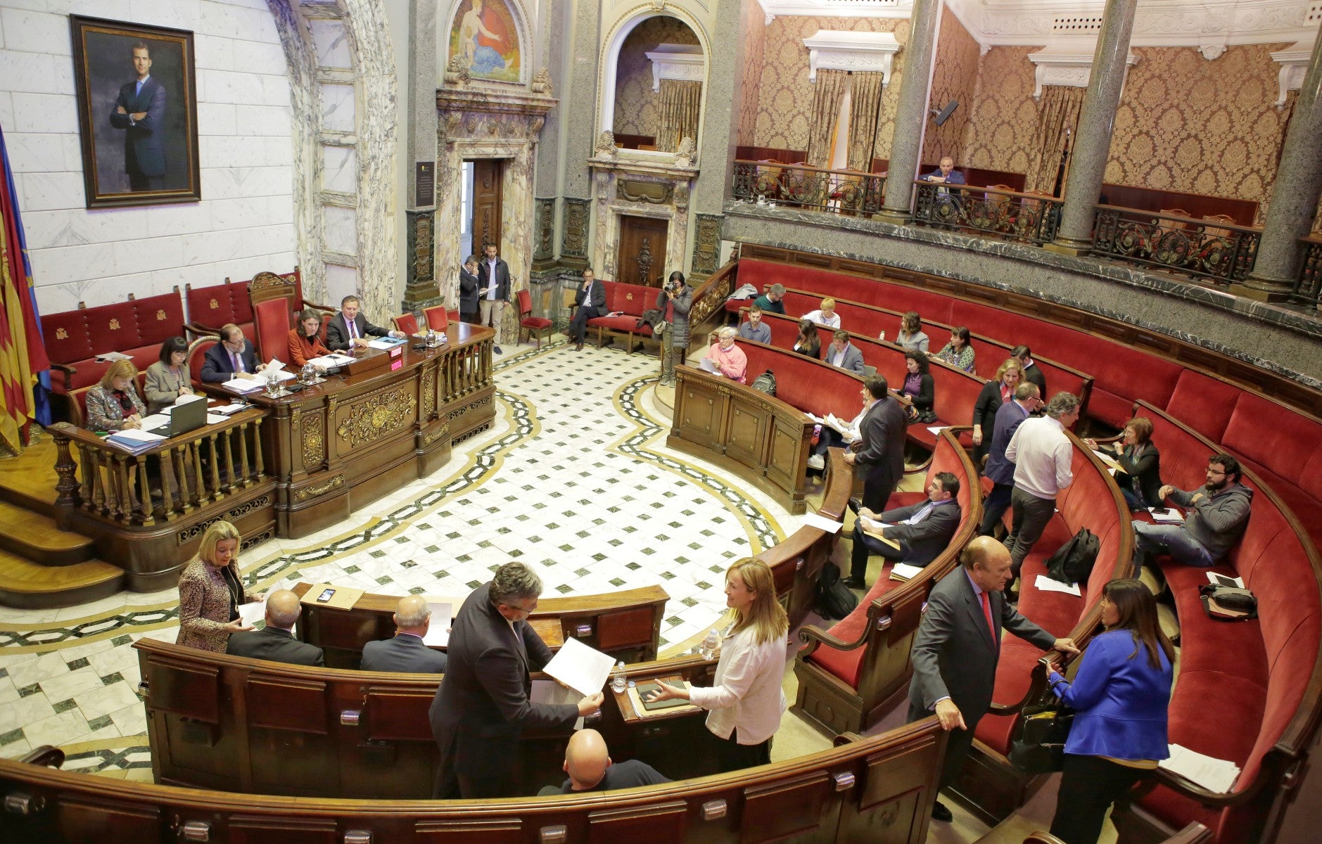 Les mocions sense consens al govern de la Nau van caure de l'ordre del dia. Imatge d'arxiu. / AJUNTAMENT DE VALÈNCIA