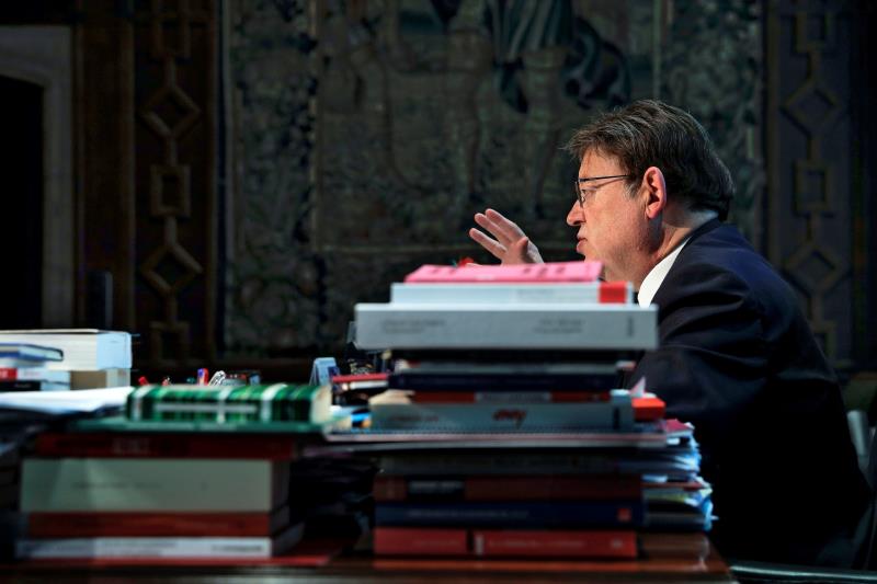 Puig afirma que en aquests quatre anys de govern han demostrat que els socialistes són fiables. / EFE