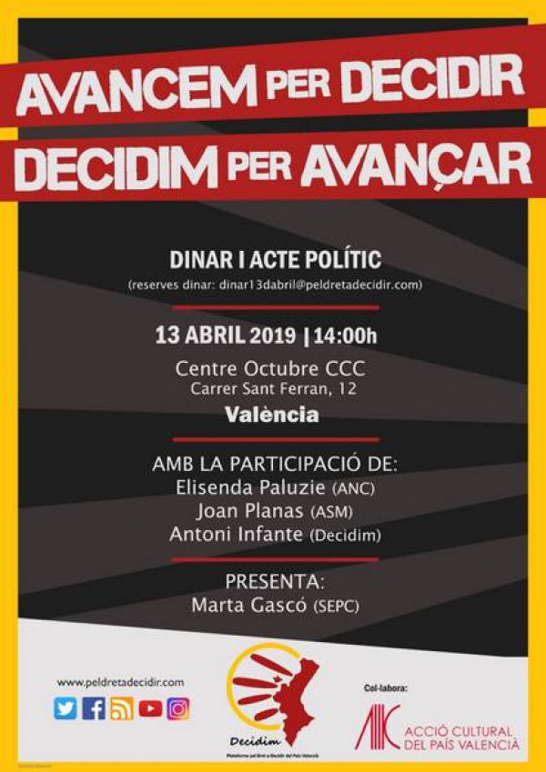 Manifest pel 25 d'Abril: 'Avancem en l'autodeterminació'