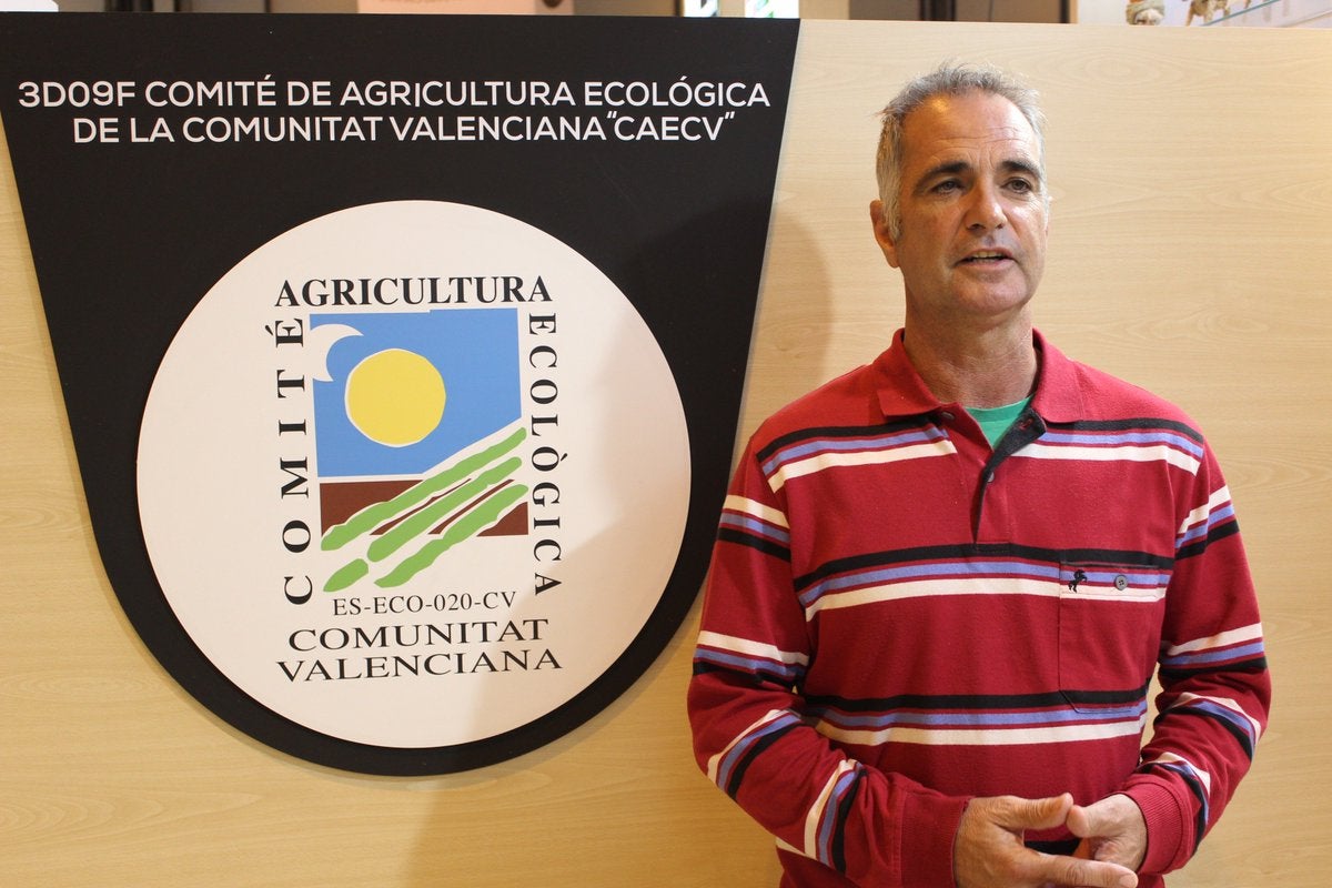 Rico: 'L'agricultura ecològica és rendible si l'explotació la porta un bon professional'. / CAECV