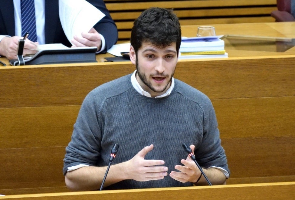  Estañ ha reclamat 'transparència' al Consell a l'hora d'abordar la reversió de l'hospital de Dénia. / CORTS / I. CABALLER