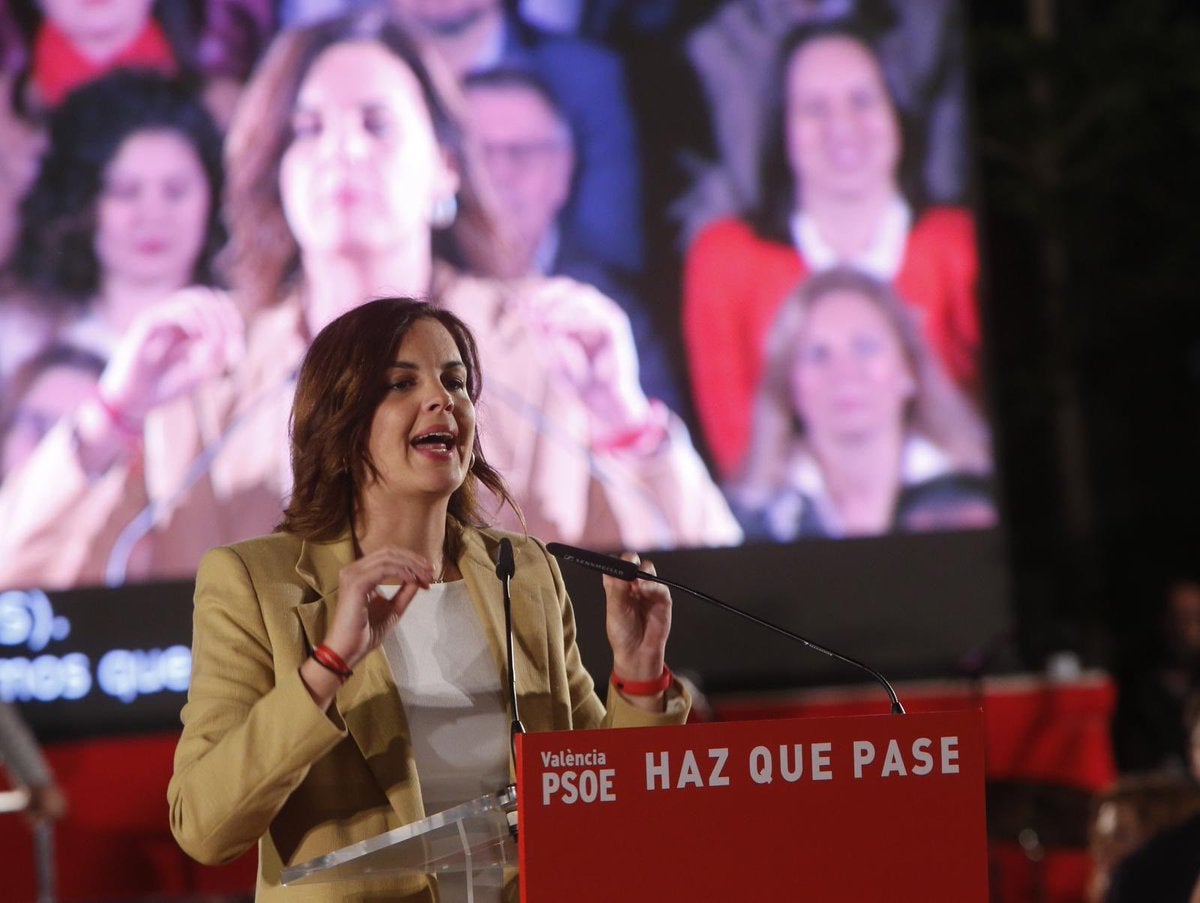 Gómez ha assenyalat que a nivell autonòmic la seua formació ha tret 'un magnífic resultat en la ciutat de València'. / PSPV