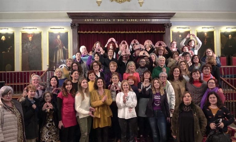 El passat 1 d'abril la Coordinadora Feminista de València va presentar en un acte a La Nau les seues quinze propostes per als partits i coalicions. / COORDINADORA FEMINISTA DE VALÈNCIA