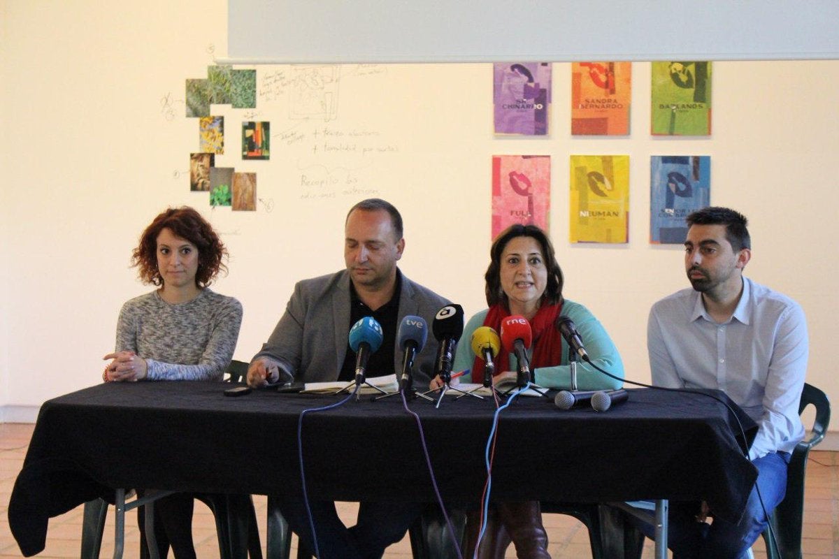 Unides Podem - Esquerra Unida ha presentat el seu programa per al 28-A al mateix lloc on es va signar el Pacte del Botànic. / PODEM