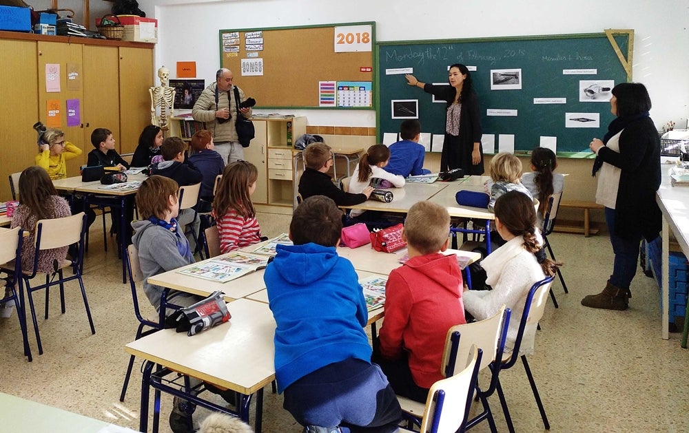 Menys de la meitat de places d'ensenyament de la ciutat de València tenen com a llengua vehicular el valencià. / DIARI LA VEU