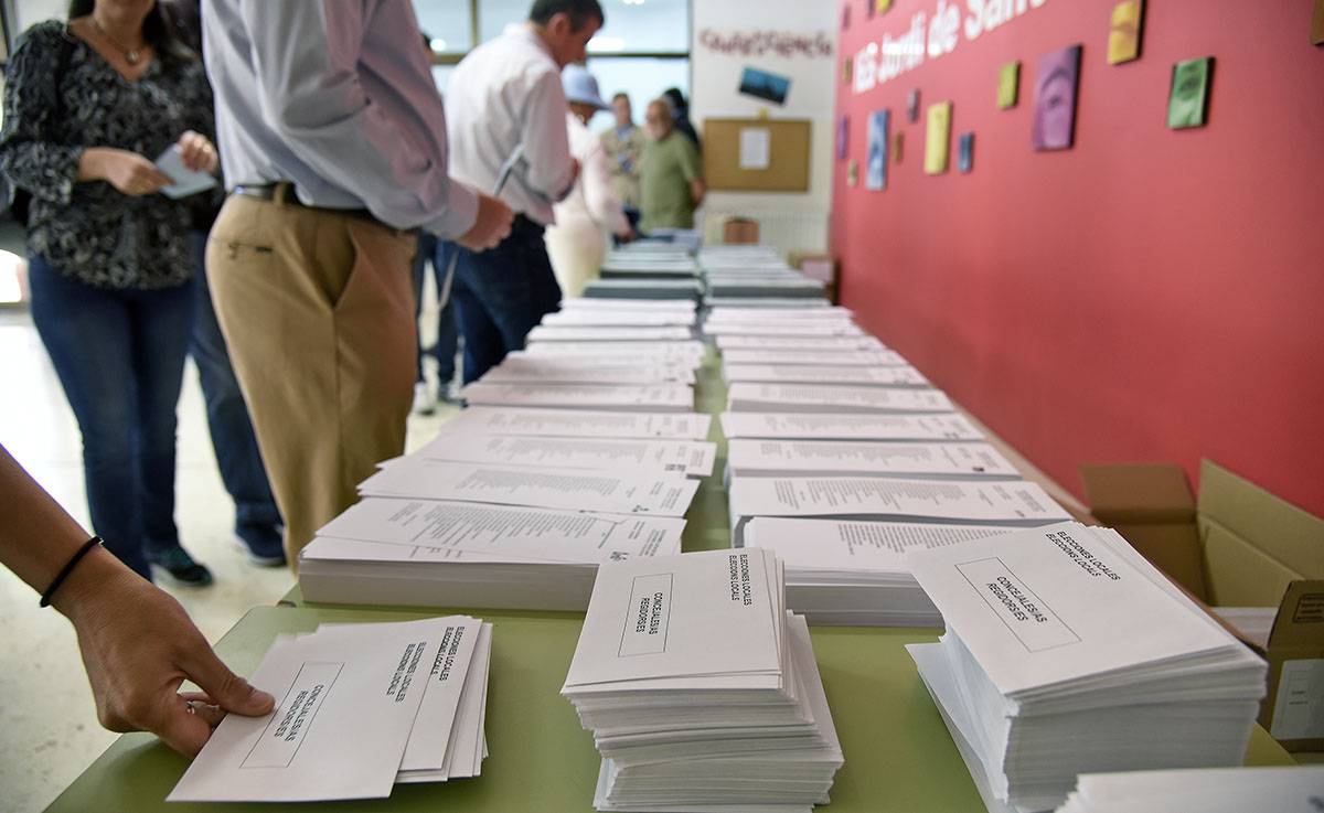 L'incident s'ha comunicat a la junta Electoral. / EFE