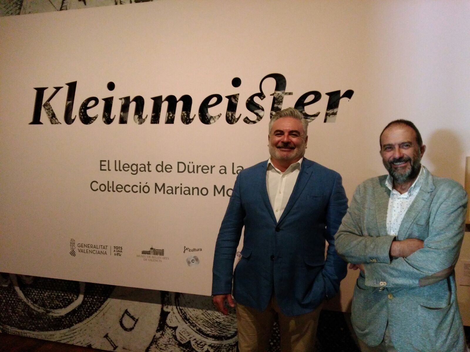 José Ignacio Casar Pinazo (a la dreta de la imatge) ocupa el lloc de director del Museu de Belles Arts des del 2015 de manera provisional. / GENERALITAT