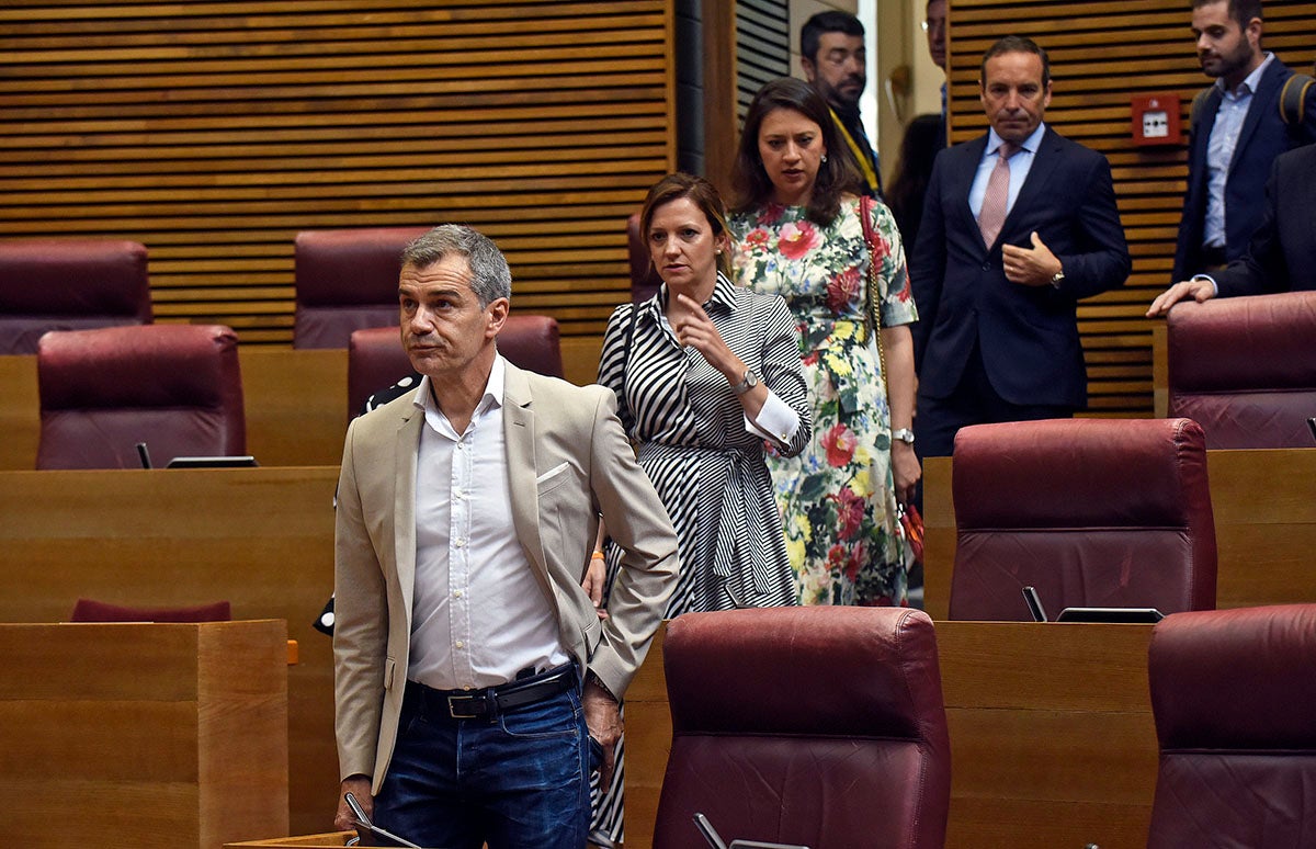 Cantó diu que l'absència de Vox en la Mesa de les Corts és deu a la falta 'd'un pacte entre cavallers'. / DANIEL GARCÍA-SALA