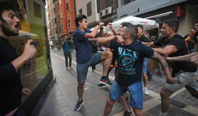 Esteban Ibarra creu que s'arribarà fins al final del procés perquè es van produir 'casos molt greus' durant la manifestació del 9 d'Octubre del 2017. / DANIEL GARCÍA-SALA