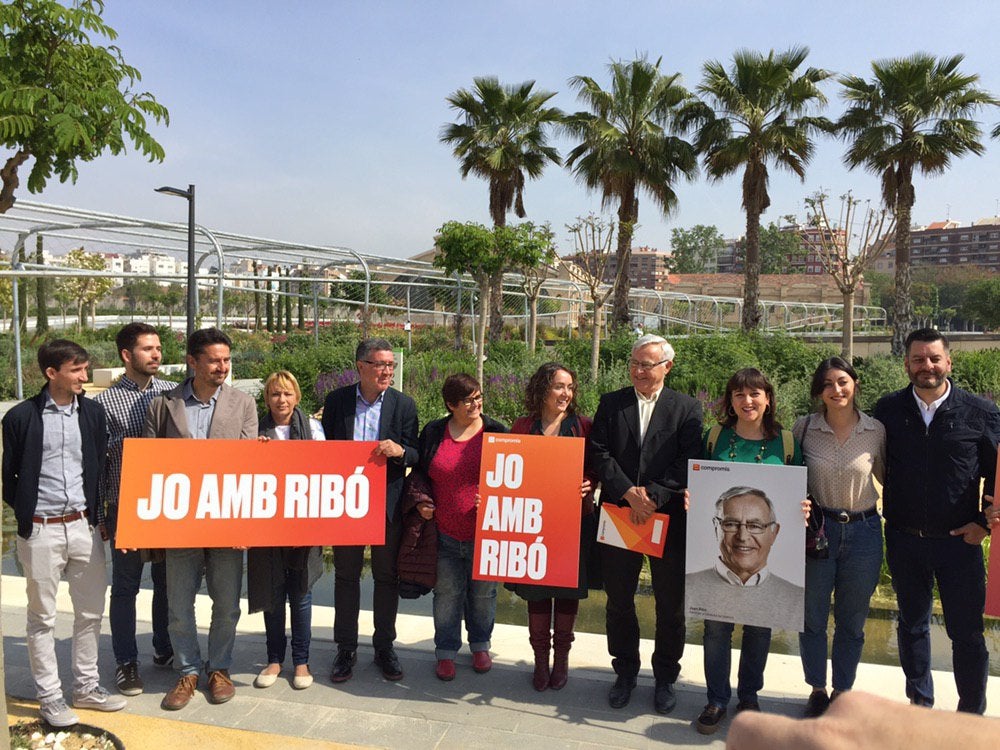 La suma del partit liderat per Joan Ribó més els socialistes i Unides Podem-EUPV dona entre 18 i 22 regidors. / DLV