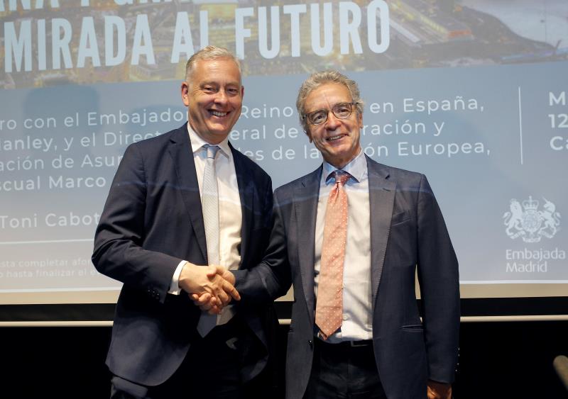 L'ambaixador ha participat en la jornada 'Espanya i Gran Bretanya: una mirada al futur', celebrada a la Casa Mediterráneo d'Alacant. / EFE