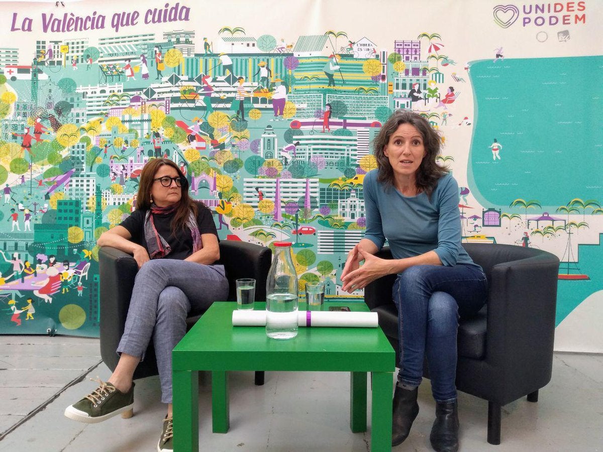 Oliver confia que la formació cresca en representació en les eleccions municipals del 26 de maig. / UNIDES PODEM