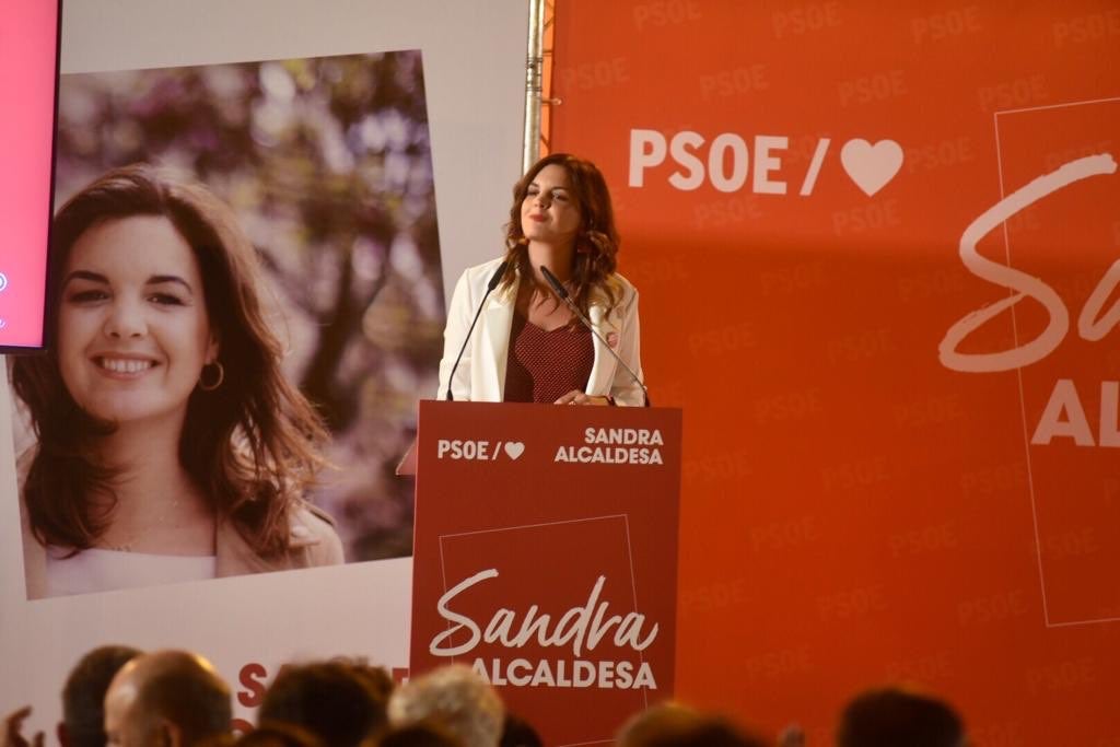 Sandra Gómez alerta que el 26 de maig els valencians trien entre dos models de societat: 'La democràtica i el fanatisme'. / PSPV-VALÈNCIA