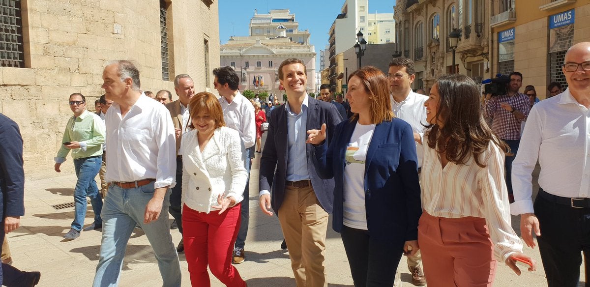 Casado diu que València 'és molta València; és una responsabilitat'. / PPCV