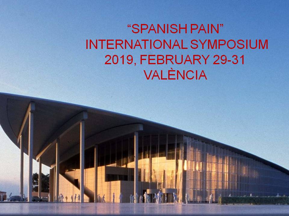 Cartell anunciador del Simposi sobre el 'dolor d'Espanya' celebrat fa uns mesos a València.