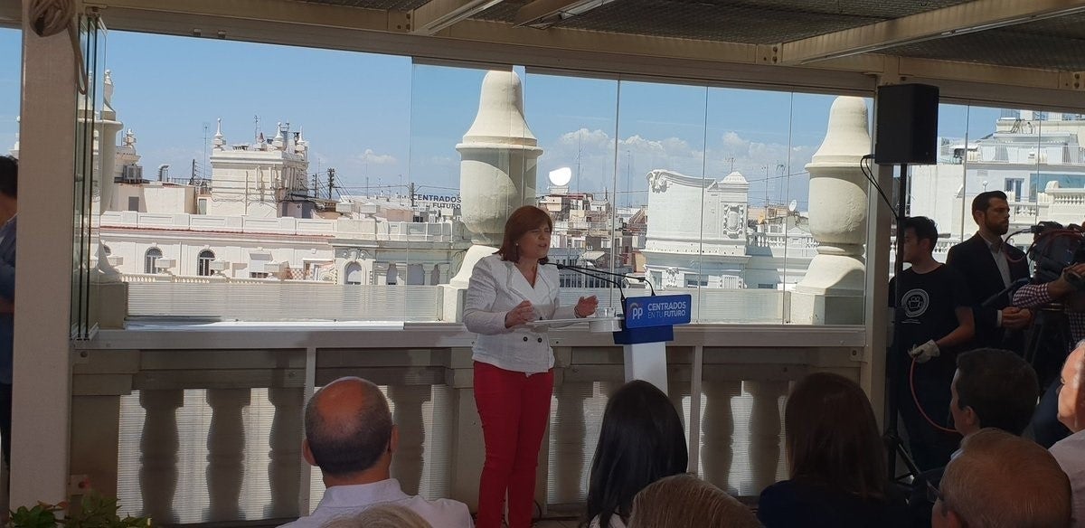 Isabel Bonig assegura que el PPCV serà 'la barrera enfront del sectarisme i la confrontació' quan governen als consistoris. / PPCV