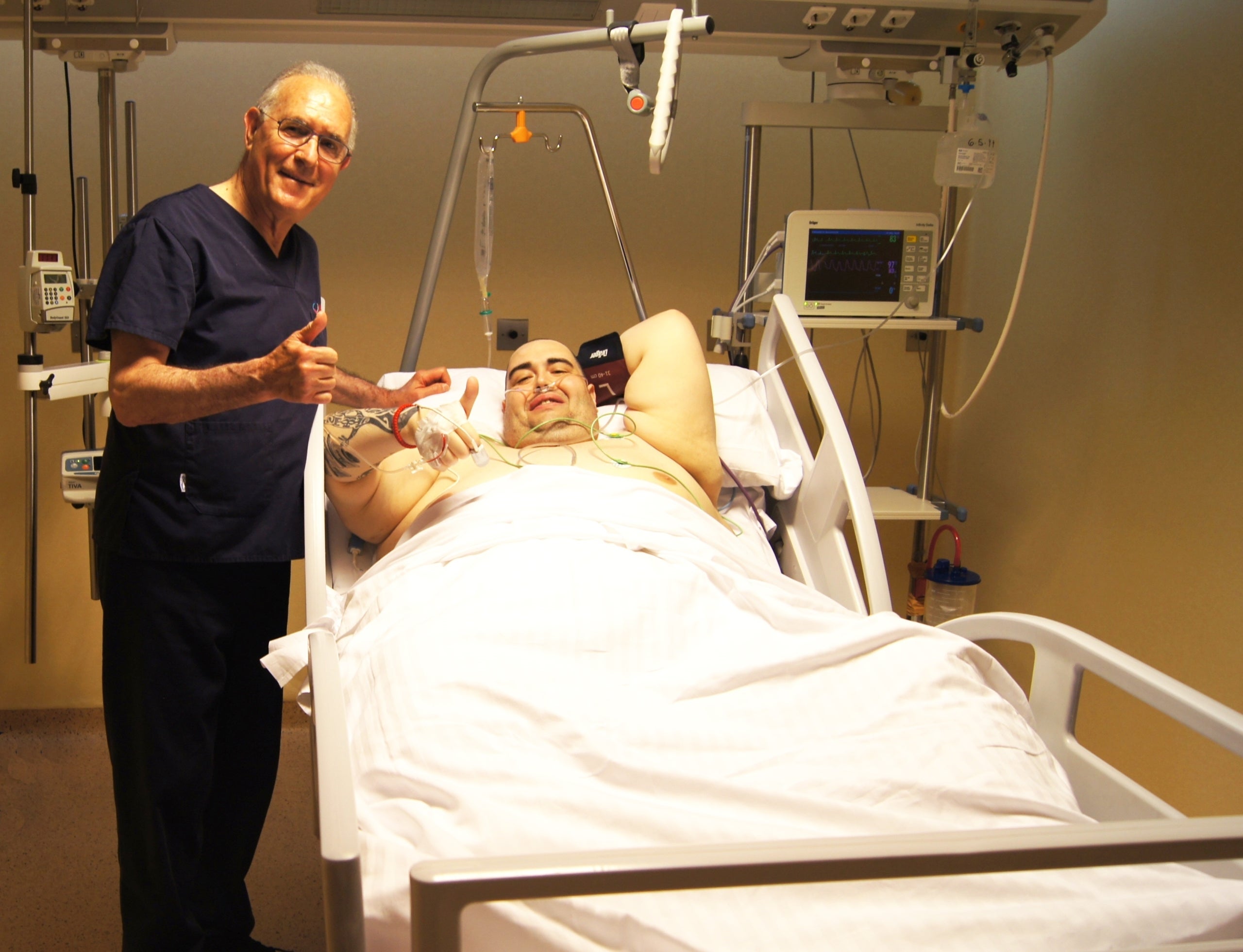 Teo Rodríguez s'ha sotmés a un bypass gàstric d'ansa llarga i a una extracció de vesícula. / EUROPA PRESS