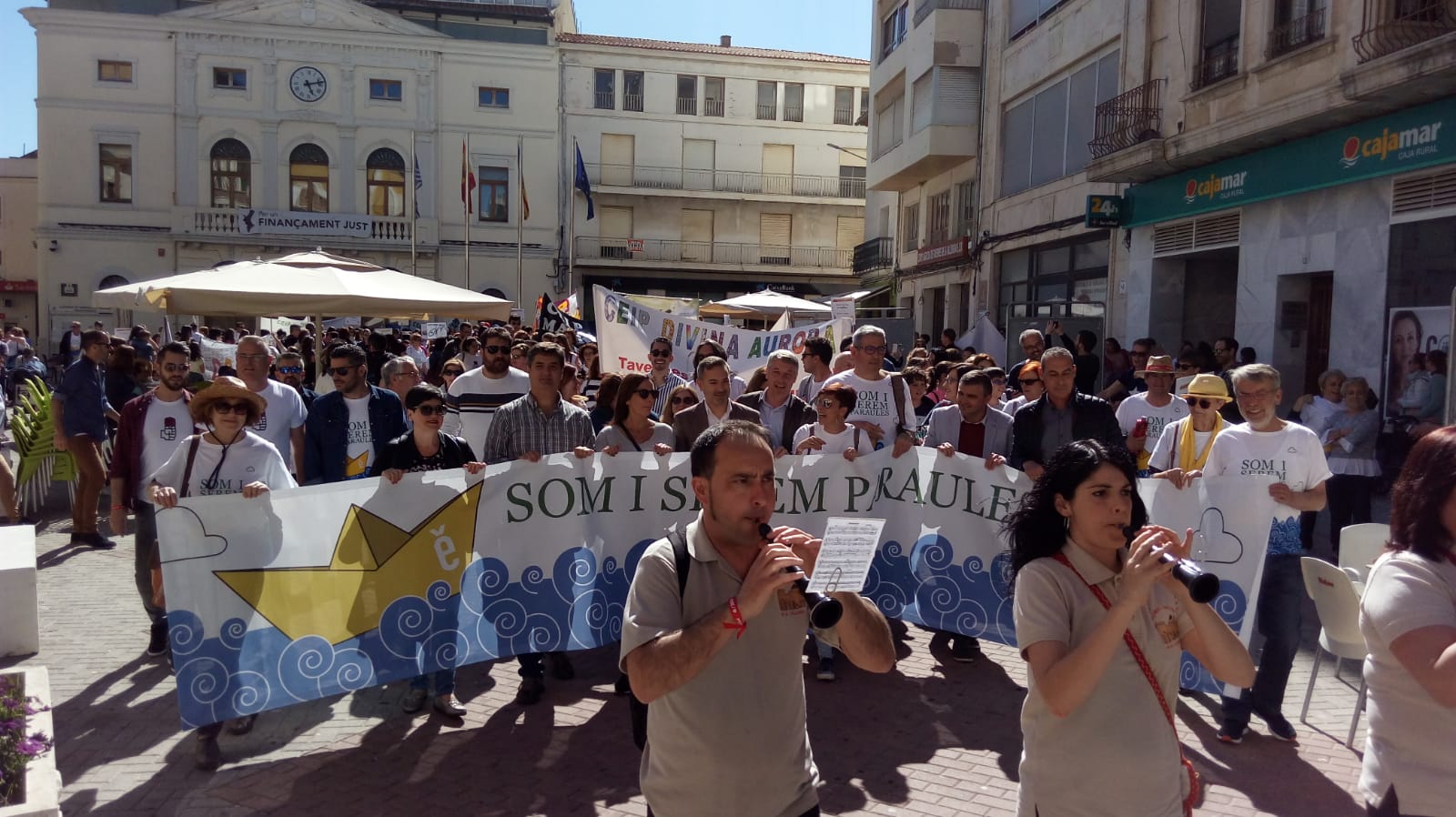 Aquest dissabte, Tavernes de la Valldigna ha sigut el centre de la festa. / ESCOLA VALENCIANA