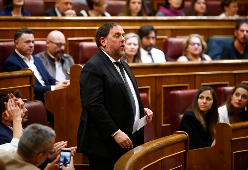 El ministeri públic vol que siga el TS qui prenga la iniciativa de suspendre els polítics empresonats. / ACN 