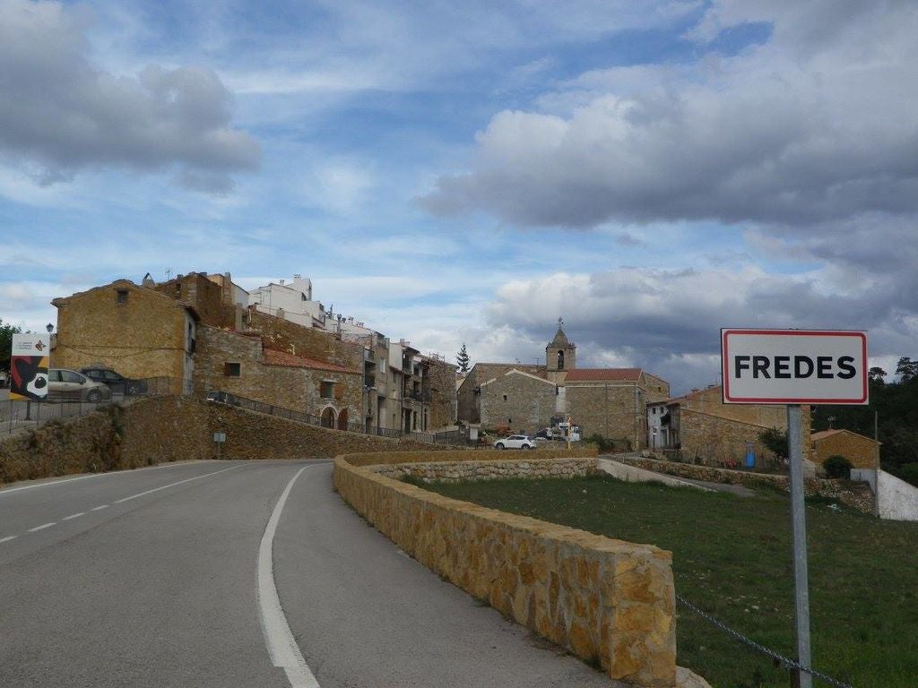 Durant el matí, fins a les 10 hores, el vent ha bufat a 98 quilòmetres per hora a Fredes. / VICTOR ECLIPSADO