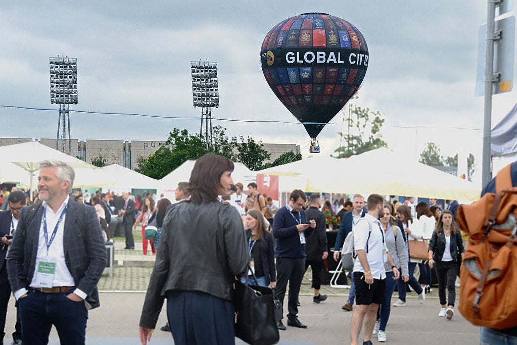 Durant la inauguració de l'edició d'aquest any a Sofia, el conseller delegat i fundador de Webit, Plamen Russev, ha fet pública l'elecció de València per a l'any vinent. / WEBIT.FESTIVAL