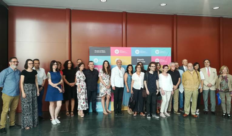 Membres dels jurats de les diferents categories dels Premis València i València Nova 2018. / DLV