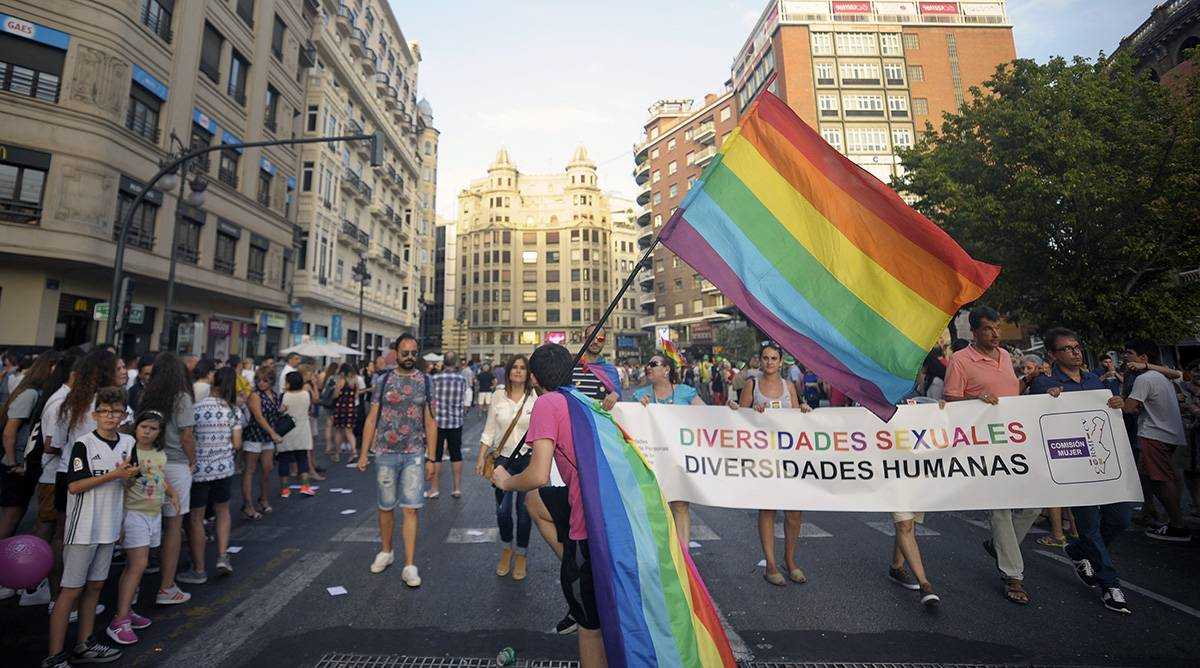 Manifestació de l'Orgull LGTBI a València./Imatge d'arxiu