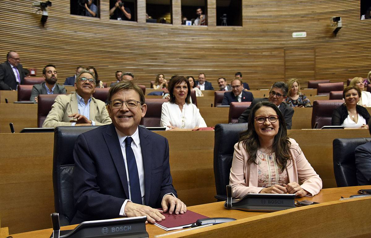 Oltra assegura que l'ocorregut a l'Ajuntament de Sueca no canvia 'cap relació' amb el PSPV. / DANIEL GARCÍA-SALA 