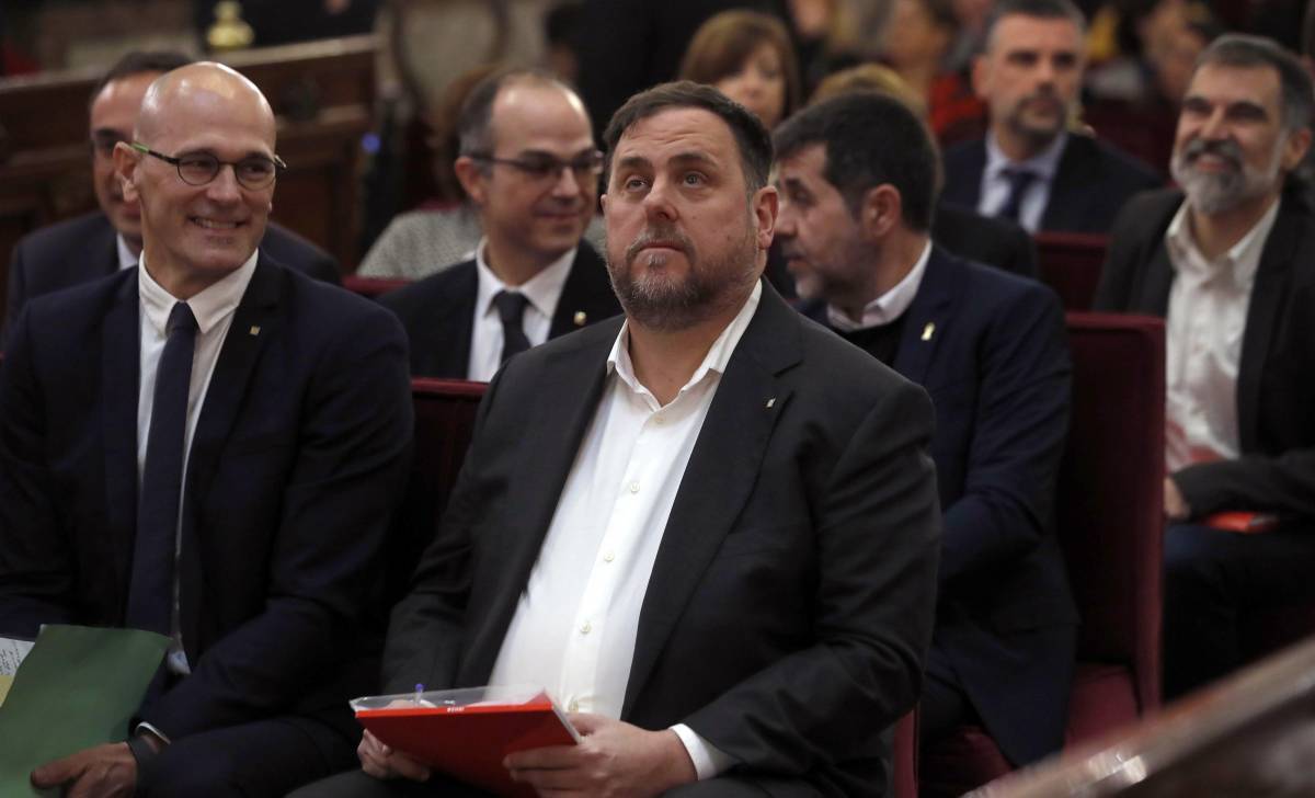 La defensa de Junqueras considera que és immune des del dia de la seua elecció com a eurodiputat. / POOL EFE