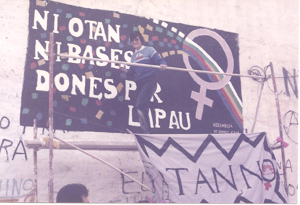 Acció protesta contra l’OTAN a Elx. / RAMONA MARTÍNEZ 