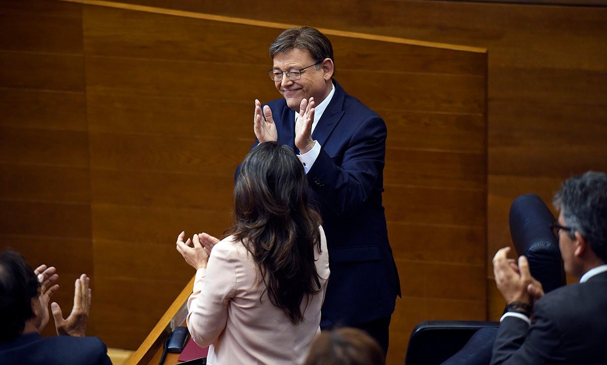 'Sóc el vostre president i em sent molt a prop de tots vosaltres, perquè sóc un de vosaltres', ha dit el president. / DANIEL GARCÍA-SALA