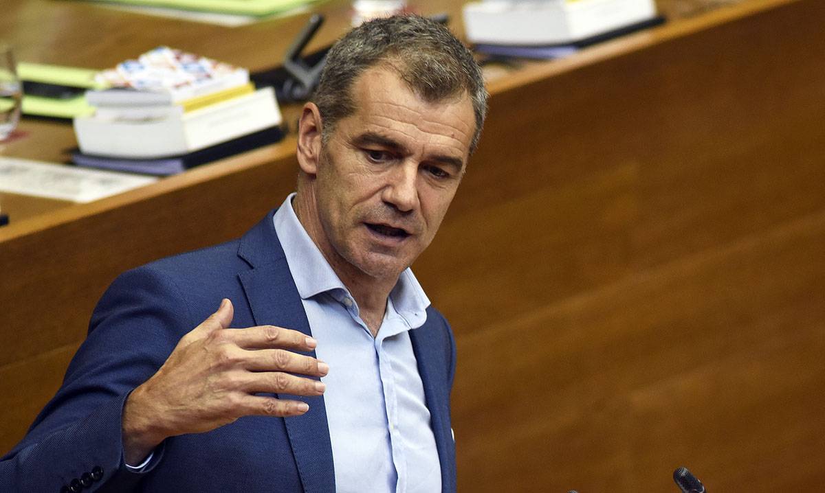 Toni Cantó durant la seua etapa com a síndic de Ciudadanos a les Corts. EP.