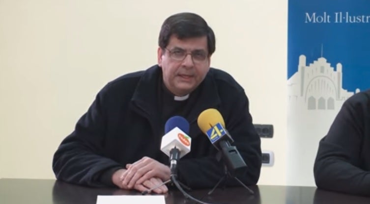  Esteban Badenes, rector de l'església de San Bartolomé y San Jaime.