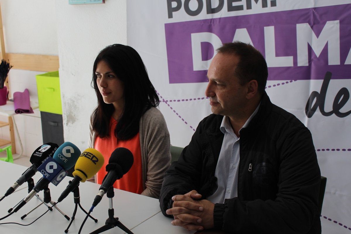 Davó prometrà càrrec com a diputada de les Corts en el pròxim ple, després de la renúncia de Rubén Martínez Dalmau a la seua acta de diputat en assumir el seu càrrec com a conseller. / TWITTER PODEM