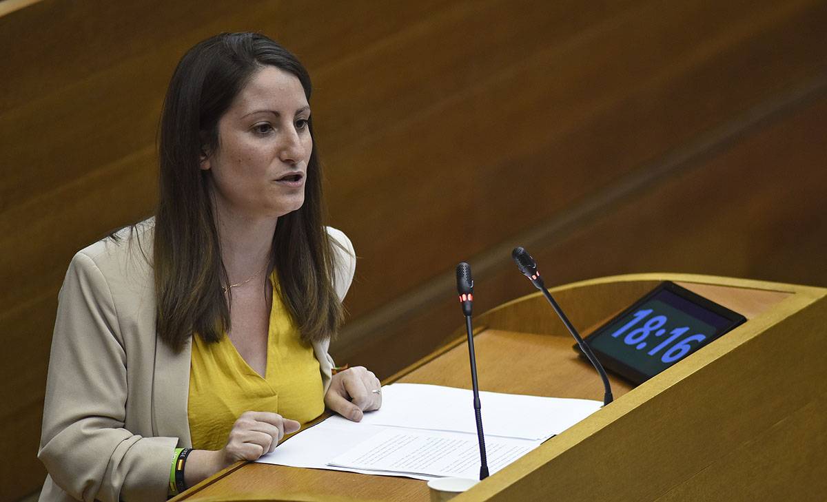 La diputada de Vox a Les Corts, Ana Vega,e n una imatge d'arxiu