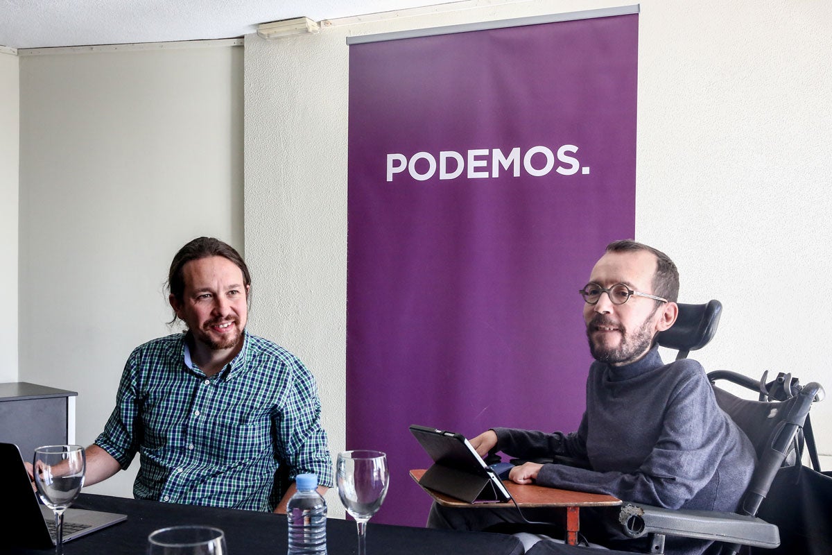 Podem reclama als socialistes una proposta 'realista i raonablement proporcional de repartiment de competències dels ministeris actuals' que els permeta desenvolupar 'des del govern de coalició' polítiques socials. Imatge d'arxiu. / RICARDO RUBIO, EUROPA PRESS